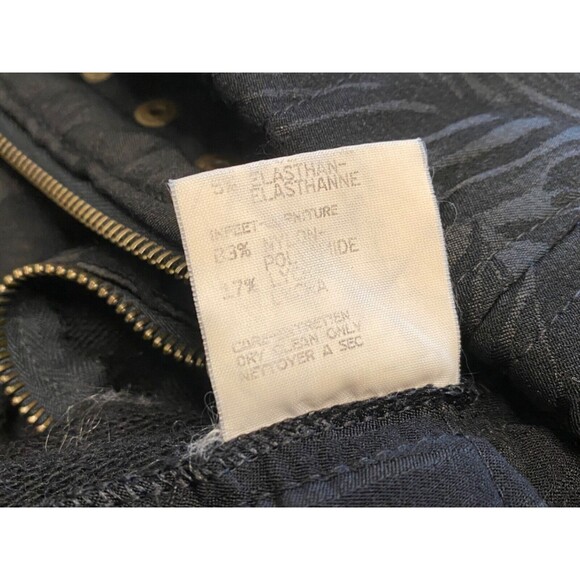 Vtg BOGNER Ski Pants Women's 6 Stirrup High Rise Snowboard Winter Black Floral - Picture 12 of 13